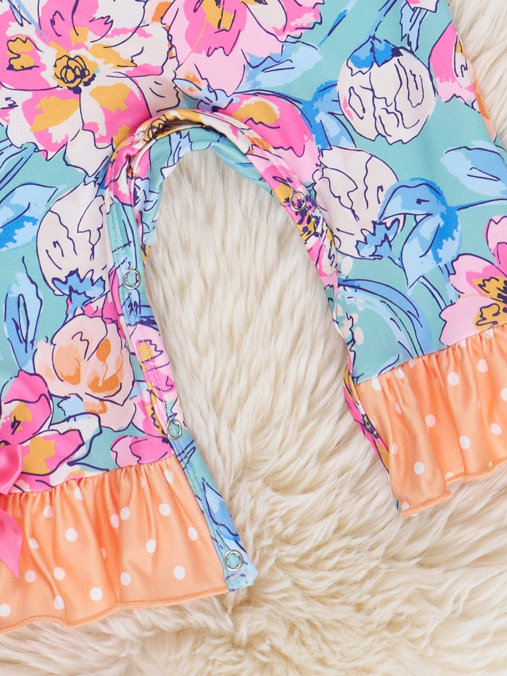 Floral Daydream Ruffle Romper: 0/3MOS