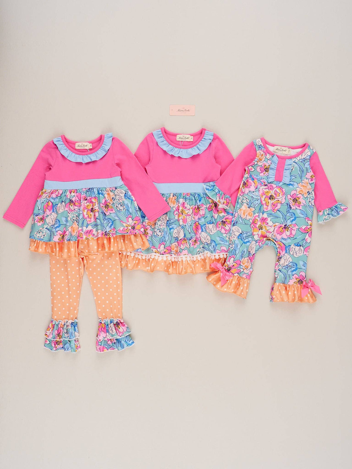 Floral Daydream Ruffle Romper: 3/6MOS